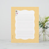 Pagina's ontvangen met decoratieve balk (Staand voorkant)