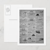 Pagina's uit de zegen, Roebuck van Chicago, catalo Briefkaart (Voorkant / Achterkant)