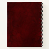 Pagina's van de verbeelding: Custom Branded Spiral Notitieboek (Achterkant)