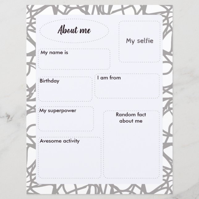 Pagina's voor agenda, boek, Bullet Journal, Scrapb (Voorkant)