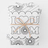 Pagina's voor moederdag kleuren inpakpapier vel (In situ)