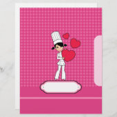 Pagina's voor recepten - Chef Thmet letterhead (Voorkant / Achterkant)