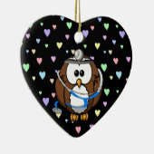 pagineren Doc Owl Keramisch Ornament (Rechts)