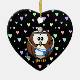 pagineren Doc Owl Keramisch Ornament