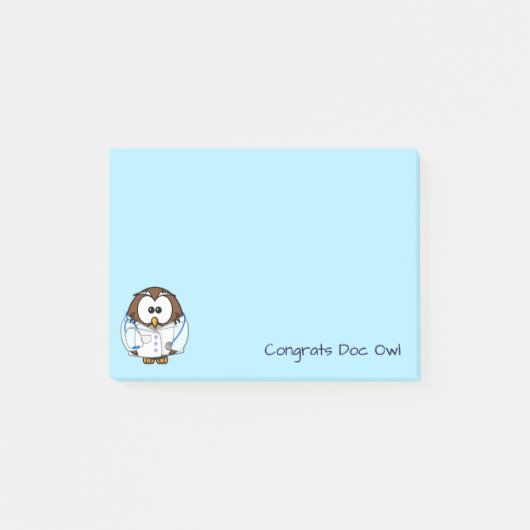 paging nieuwe dokter uil post-it® notes (Voorkant)