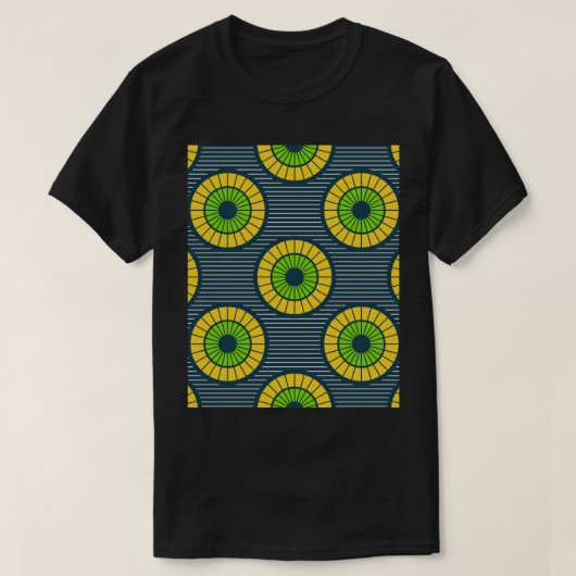 Pagne Ethique Motif Wax africain graphique T-shirt (Design voorkant)