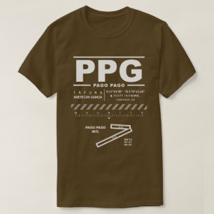 Pago Pago International Airport PPG T-shirt