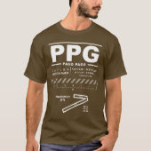 Pago Pago International Airport PPG T-shirt (Voorkant)
