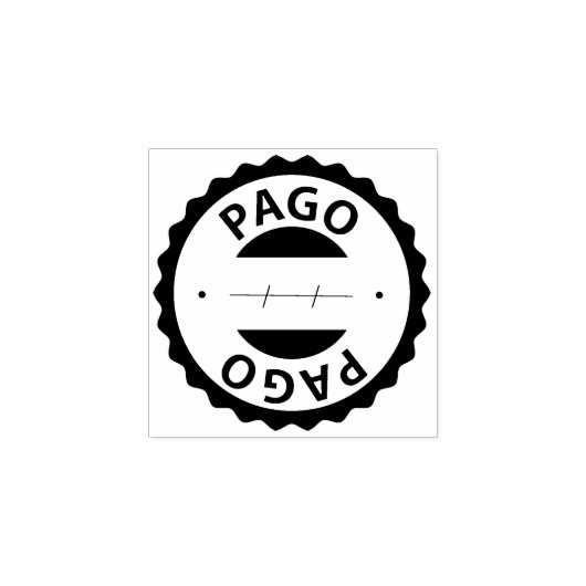 Pago, Portugese rubber stempel (Afrduk)