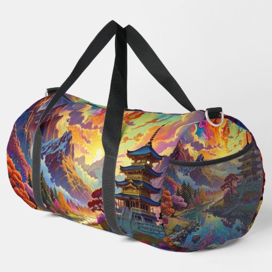 Pagoda and Coloured Landscape Plunjezak (Rechterhoek)