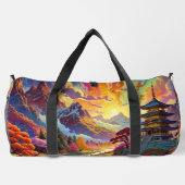 Pagoda and Coloured Landscape Plunjezak (Achterkant)