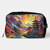 Pagoda and Coloured Landscape Toilettasje (Achterkant)