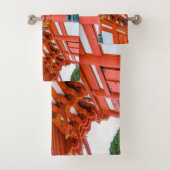 Pagoda bottom up perspective, Miyajima Bad Handdoek (Insitu)