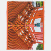 Pagoda bottom up perspective, Miyajima Fleece Deken (Voorkant)