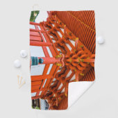 Pagoda bottom up perspective, Miyajima Golfhanddoek (Insitu)