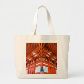Pagoda bottom up perspective, Miyajima Grote Tote Bag (Voorkant)