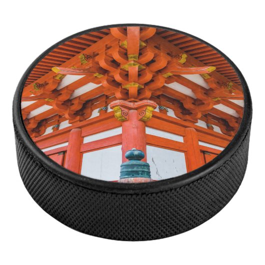 Pagoda bottom up perspective, Miyajima Hockey Puck (3/4)