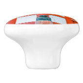 Pagoda bottom up perspective, Miyajima Keramische Knop (Zijkant)