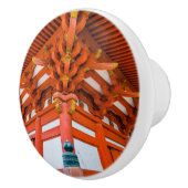 Pagoda bottom up perspective, Miyajima Keramische Knop