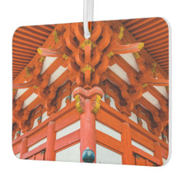 Pagoda bottom up perspective, Miyajima Luchtverfrisser