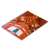 Pagoda bottom up perspective, Miyajima Notitieboek (Linkerzijde)