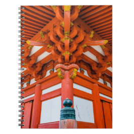 Pagoda bottom up perspective, Miyajima Notitieboek