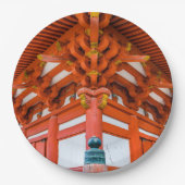 Pagoda bottom up perspective, Miyajima Papieren Bordje (Voorkant)