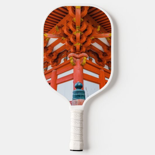 Pagoda bottom up perspective, Miyajima Pickleball Paddle (Achterkant)