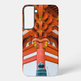 Pagoda bottom up perspective, Miyajima Samsung Galaxy Hoesje