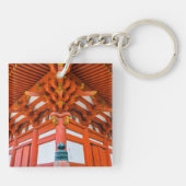 Pagoda bottom up perspective, Miyajima Sleutelhanger (Achterkant)