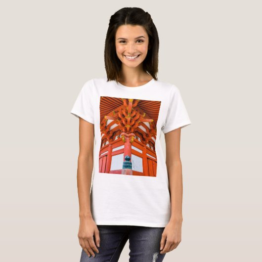 Pagoda bottom up perspective, Miyajima T-shirt (Voorkant volledig)