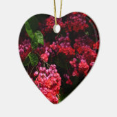 Pagoda Flowers Colorful Red en Roze Keramisch Ornament (Links)