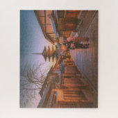 Pagoda in Dusk in Kyoto Japan Legpuzzel (Verticaal)