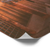 Pagoda in Dusk in Kyoto Japan Poster (Hoek)