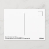 Pagoda in het briefkaart van het landschap van de  (Achterkant)