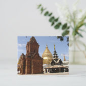 Pagoda in Myanmar Briefkaart (Staand voorkant)