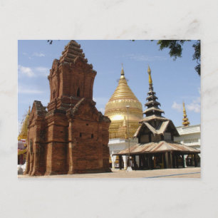 Pagoda in Myanmar Briefkaart