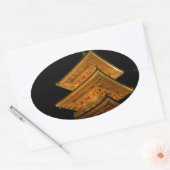 Pagoda Japan Kyoto Ovale Sticker (Envelop)