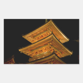 Pagoda Japan Kyoto Rechthoekige Sticker