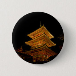 Pagoda Japan Kyoto Ronde Button 5,7 Cm