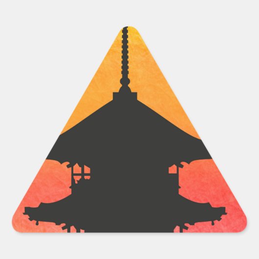 Pagoda Japan Kyoto Sticker (Voorkant)
