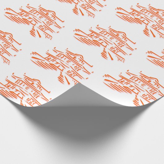 Pagoda Pagodas cadeau Verpakkingspapier Cadeaupapier (Hoek)