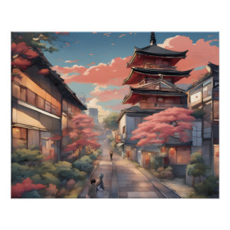 Pagoda Perfect Poster