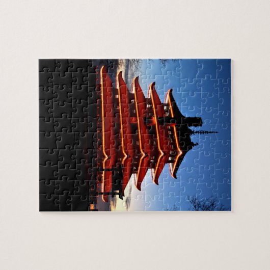 Pagoda Puzzle Legpuzzel (Horizontaal)