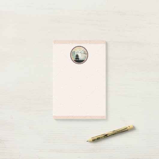 Pagoda ray of light "Hope" Post-it® Notes (Op bureau)