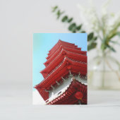 Pagoda - Singapore Chinese tuin - Briefkaart (Staand voorkant)
