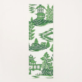 Pagoda Theehuis Chinoiserie in Jade Green Yogamat