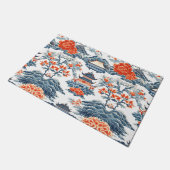 PAGODA'S EN BLOEMEN DEURMAT (Schuin)