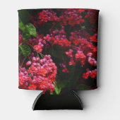 Pagode Bloemen Kleurig Rood en Roze Blikjeskoeler (Voorkant)