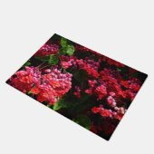 Pagode Bloemen Kleurig Rood en Roze Deurmat (Schuin)